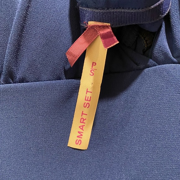 Blue Halter Dress - Picture 3 of 3